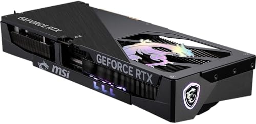 msi Gaming RTX 5070 Ti 16G Gaming Trio OC Graphics Card (16GB GDDR7, 256-bit, Extreme Performance: 2580, Displ