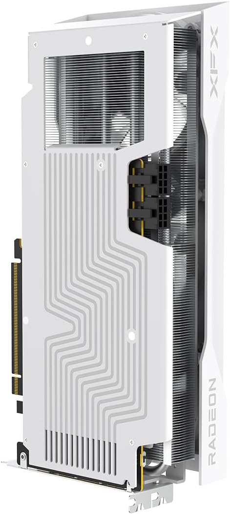 XFX Swift AMD Radeon RX 9070 GRE White Triple Fan Gaming Edition with 12GB GDDR6 HDMI 3xDP, AMD RDNA 4 RX-97GRE29W7