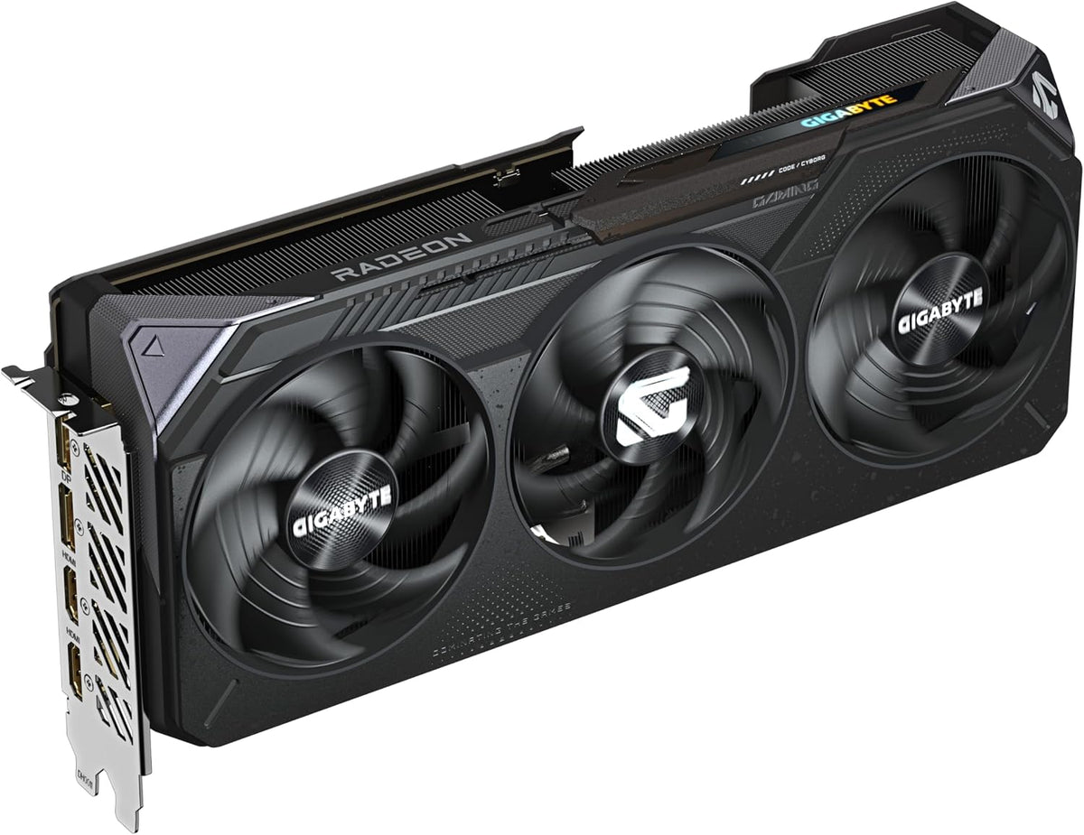 Gigabyte Radeon RX 9070 XT Gaming OC 16G Graphics Card - 16 GB GDDR6, 256 Bit, PCI-E 5.0, 3060 MHz Core Frequency, 2 x DisplayPort, 2 x HDMI, GV-R9070XTGAMING OC-16GD