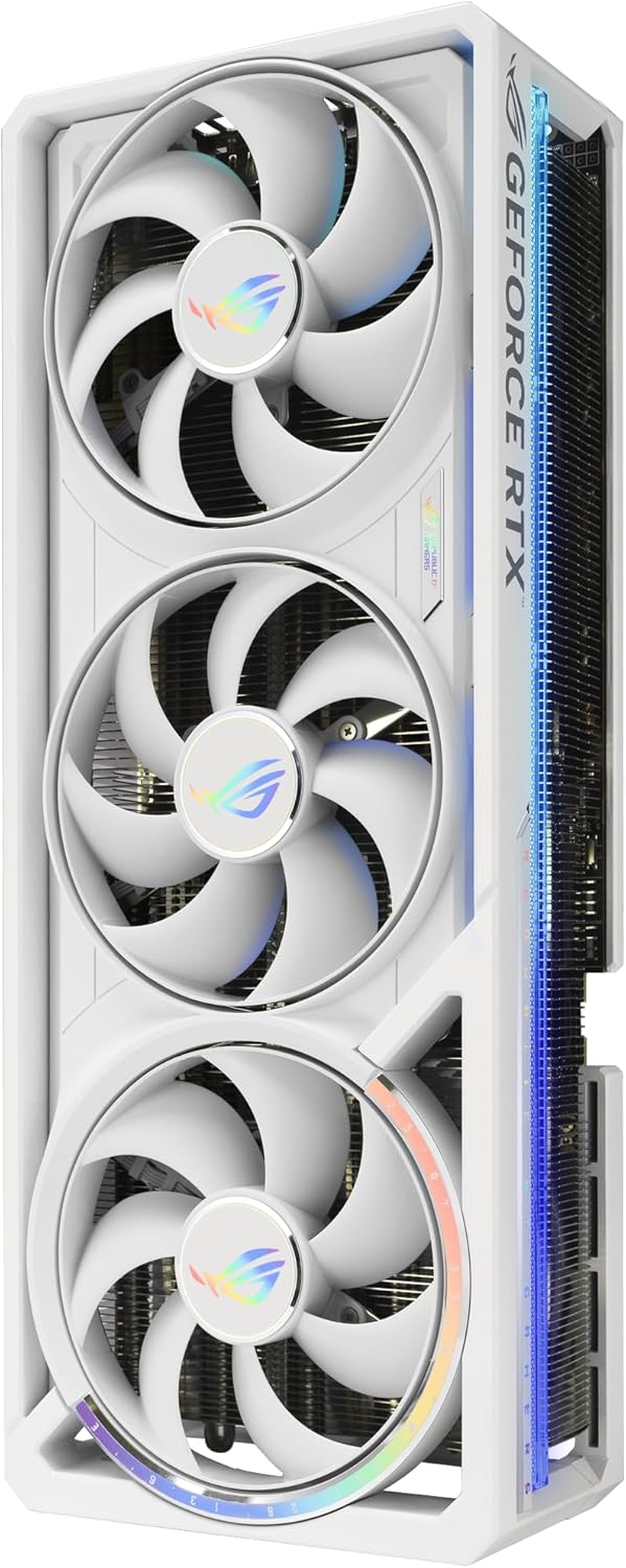 ASUS ROG Astral GeForce RTX 5090 32GB GDDR7 White OC Edition Gaming Quad Fan Graphics Card (NVIDIA DLSS 4, 3.8