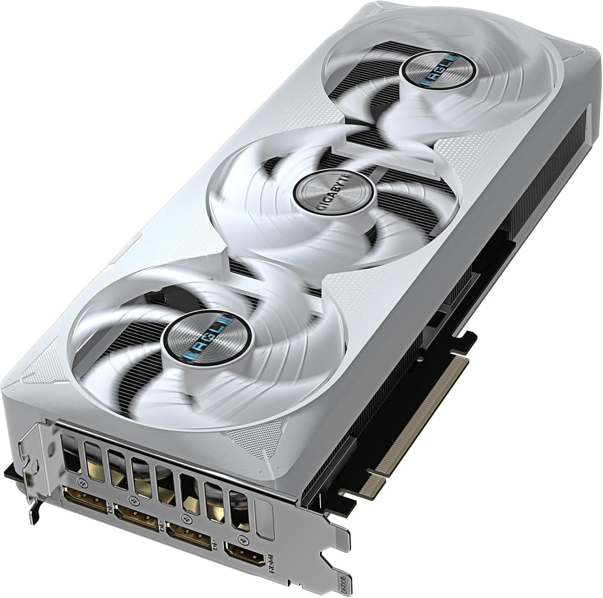 GIGABYTE GeForce RTX 5070 Ti Eagle OC ICE SFF 16G Graphics Card, 16GB 256-bit GDDR7, PCIe 5.0, WINDFORCE Cooling System, GV-N507TEAGLEOC ICE-16GD Video Card