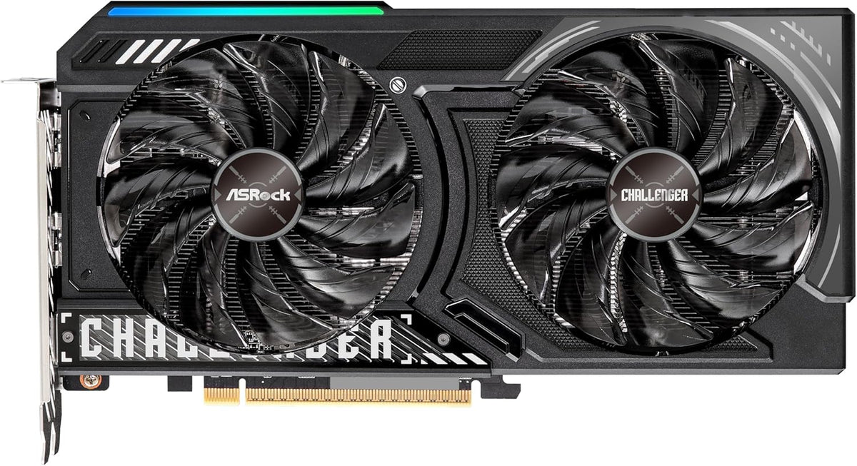 ASRock Radeon RX 9060 XT Challenger 16GB OC, RDNA 4, 3290MHz Boost, 16GB GDDR6 128-bit, PCIe 5.0, Dual Fans, 0