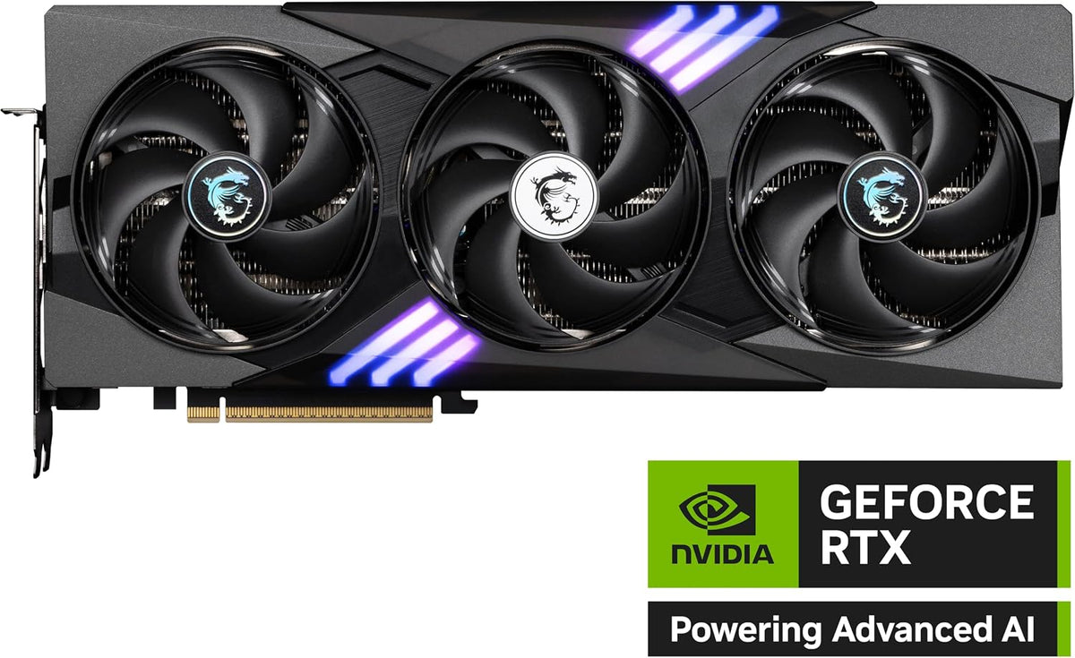 msi Gaming RTX 5070 Ti 16G Gaming Trio OC Graphics Card (16GB GDDR7, 256-bit, Extreme Performance: 2580, Displ