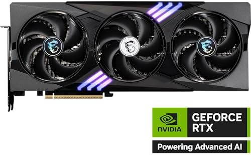 msi RTX 5070 12G Gaming Trio OC Graphics Card (12GB GDDR7, 192-bit, Extreme Performance: 2625 MHz, DisplayPort