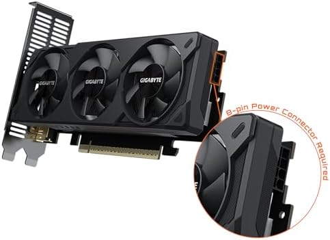 GIGABYTE GeForce RTX 5060 OC Low Profile 8G Graphics Card, by NVIDIA, 8GB 128-bit GDDR7, PCIe 5.0, Supports up