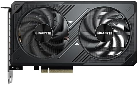 GIGABYTE GeForce RTX 5060 WINDFORCE OC 8G Graphics Card, Cooling System, 8GB 128-bit GDDR7, PCIe 5.0, Manufact