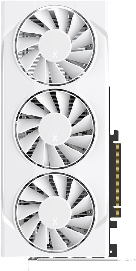 XFX Swift AMD Radeon RX 9070 GRE White Triple Fan Gaming Edition with 12GB GDDR6 HDMI 3xDP, AMD RDNA 4 RX-97GRE29W7