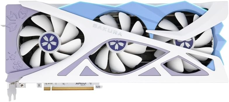 Yeston Sakura Radeon RX 9070 XT 16G GDDR6 OC SA 4nm PC Video Graphics Card