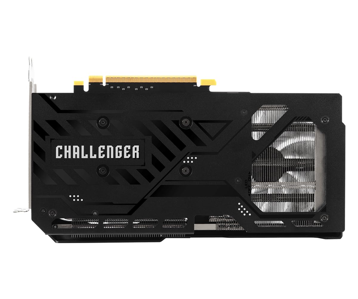 ASRock Intel Arc B570 Challenger 10GB OC GDDR6 Graphics Card, 2600 MHz GPU, 19 Gbps Memory, Dual Fan, Metal Backplate, HDMI 2.1a, DisplayPort 2.1, 0dB Cooling