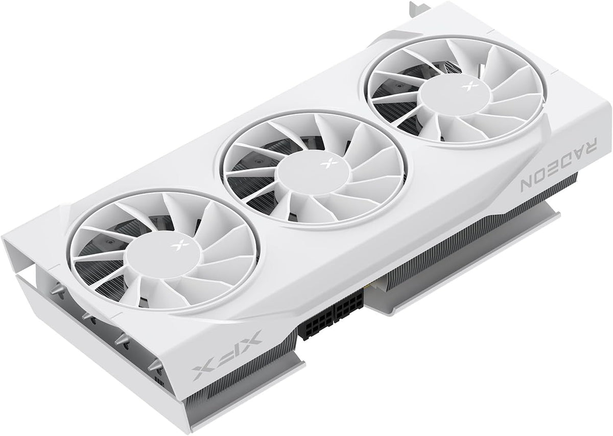 XFX Swift AMD Radeon RX 9070 GRE White Triple Fan Gaming Edition with 12GB GDDR6 HDMI 3xDP, AMD RDNA 4 RX-97GRE29W7