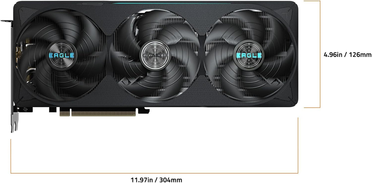 GIGABYTE GeForce RTX 5070 Ti Eagle OC SFF 16G Graphics Card, 16GB 256-bit GDDR7, PCIe 5.0, WINDFORCE Cooling S