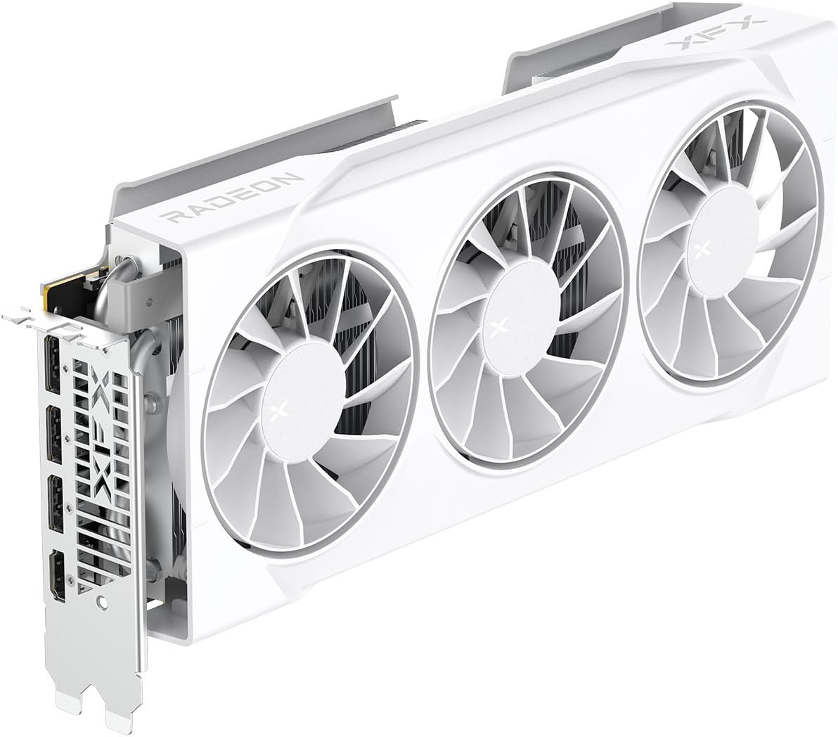 XFX Swift AMD Radeon RX 9070 GRE White Triple Fan Gaming Edition with 12GB GDDR6 HDMI 3xDP, AMD RDNA 4 RX-97GRE29W7