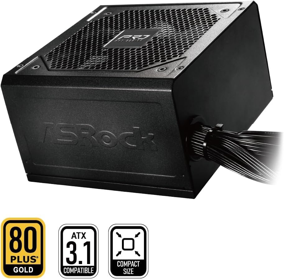 ASRock Intel Arc B570 Challenger 10GB OC & PRO-650G 650W 80+ Gold PSU | Smart 1440p Gaming Performance Bundle