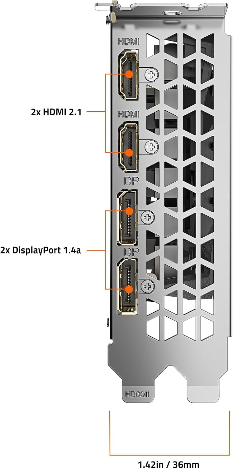 GIGABYTE GeForce RTX 3050 WINDFORCE OC V2 6G Graphics Card, 2X WINDFORCE Fans, 6GB GDDR6 96-bit GDDR6, GV-N305