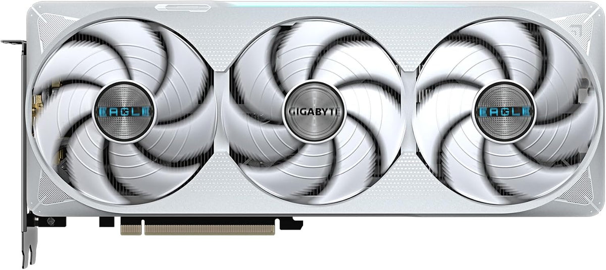GIGABYTE GeForce RTX 5070 Ti Eagle OC ICE SFF 16G Graphics Card, 16GB 256-bit GDDR7, PCIe 5.0, WINDFORCE Cooling System, GV-N507TEAGLEOC ICE-16GD Video Card