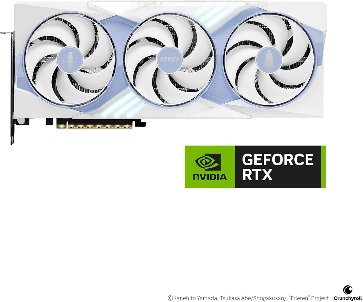 msi Gaming RTX 5070 TI 16G FRIEREN Edition OC Graphics Card (16GB GDDR7, 256-bit, Extreme Clock 2572 MHz, Disp