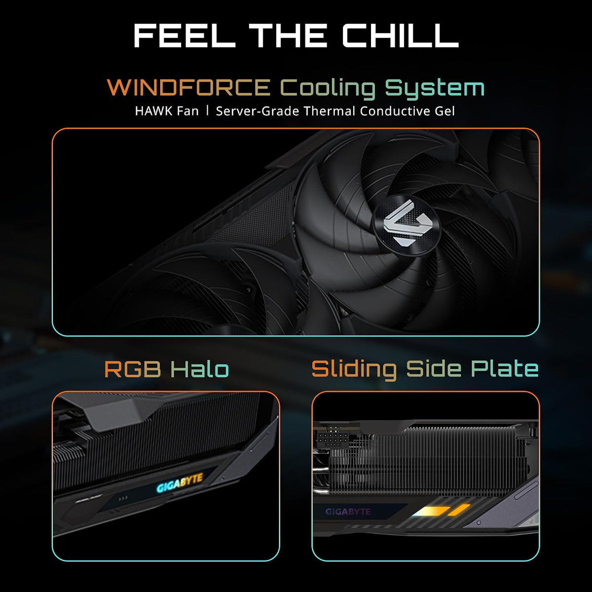GIGABYTE GeForce RTX 5090 Gaming OC 32G Graphics Card, WINDFORCE Cooling System, 32GB 512-bit GDDR7, by NVIDIA, DisplayPort & HDMI - Video Output Interface, GV-N5090GAMING OC-32GD Video Card