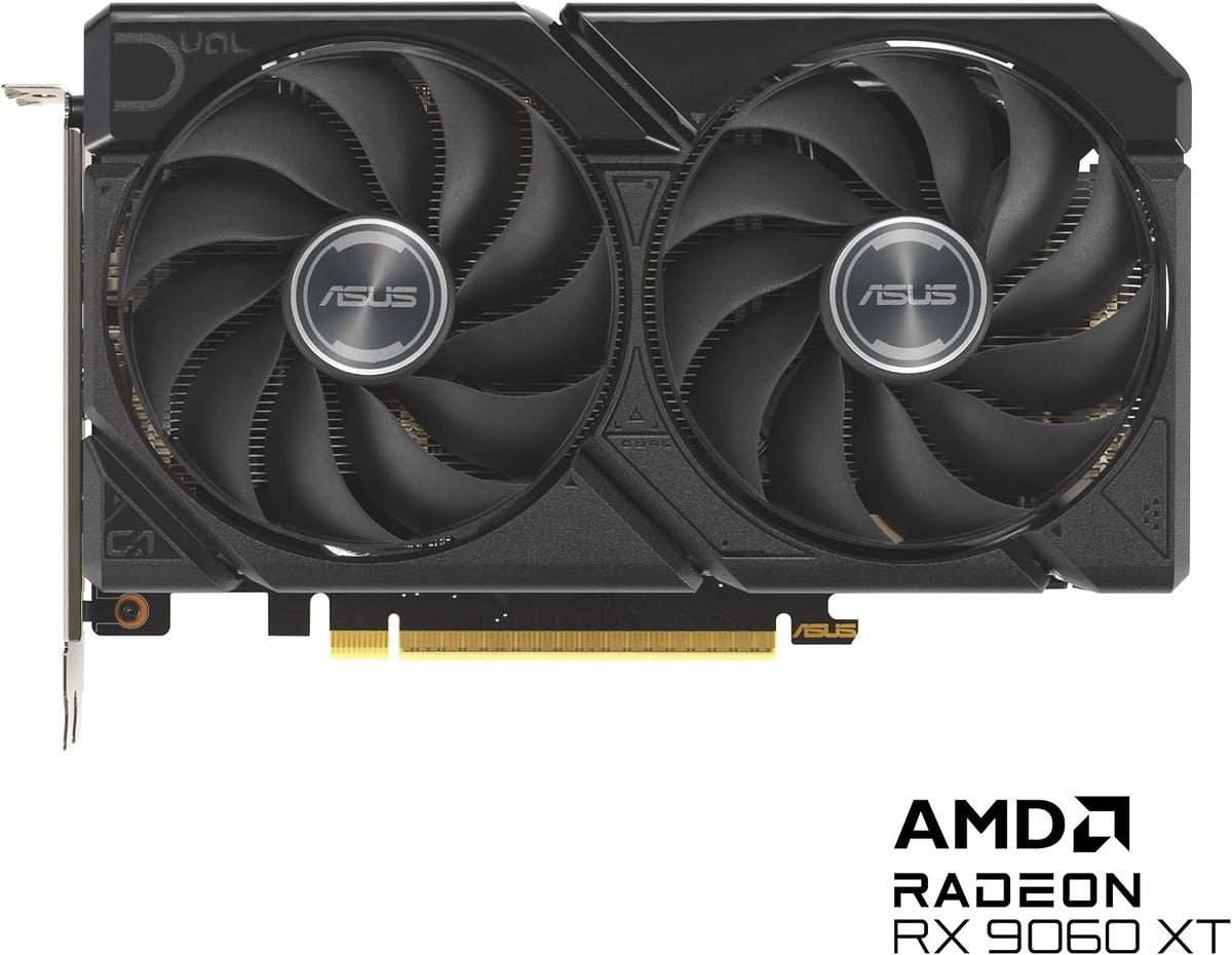 ASUS Dual Radeon RX 9060 XT 16GB GDDR6 Gaming Graphics Card