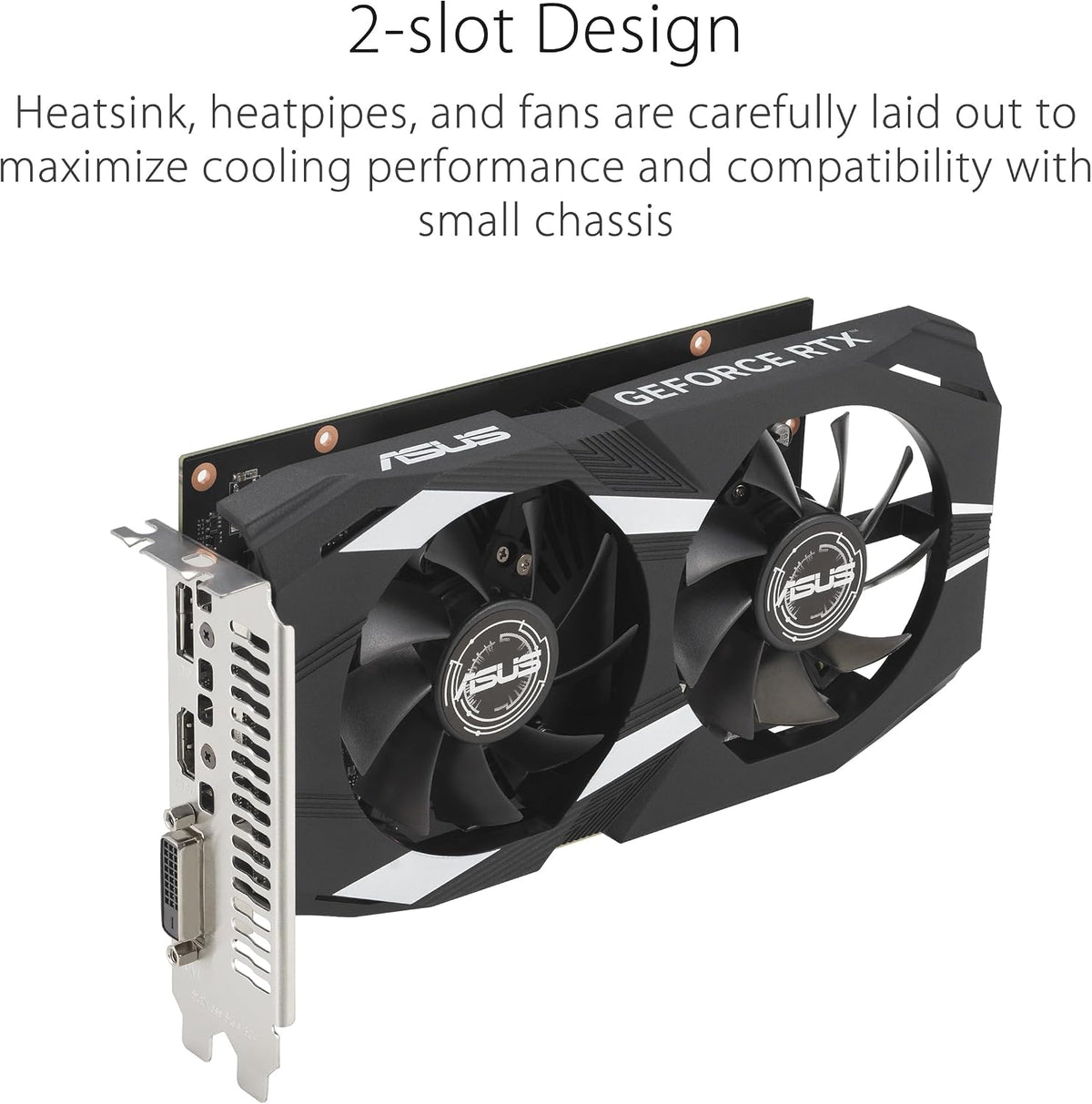 ASUS Dual GeForce RTX 3050 6GB GDDR6 OC Edition Gaming Graphics Card