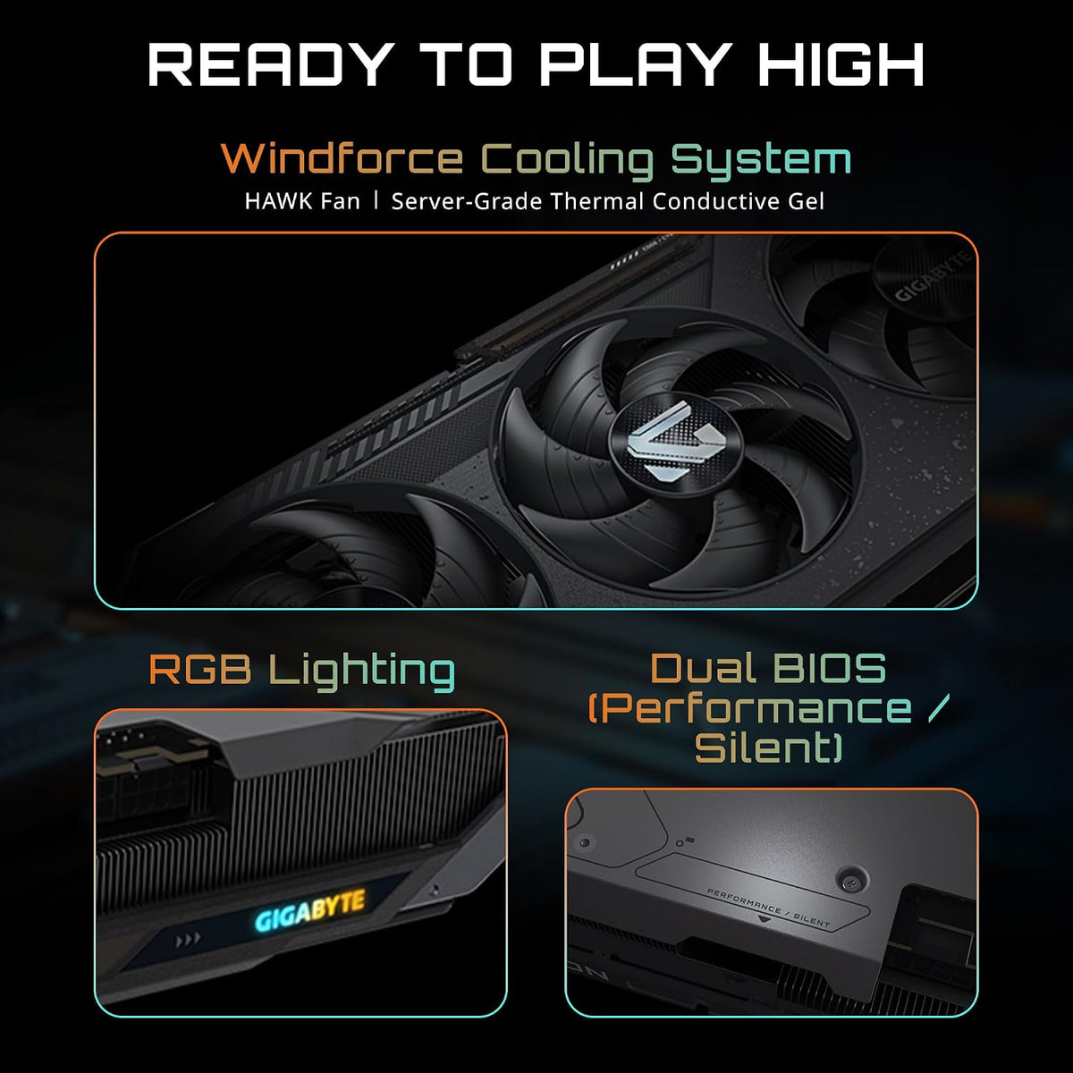 GIGABYTE Radeon RX 9070 XT Gaming OC 16G Graphics Card, PCIe 5.0, 16GB GDDR6, GV-R9070XTGAMING OC-16GD Video C