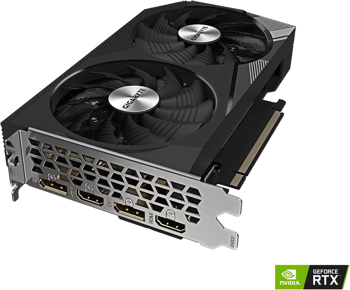 GIGABYTE GeForce RTX 3060 WINDFORCE OC 12G (rev. 2.0) Graphics Card, 2X WINDFORCE Fans, 12GB 192-bit GDDR6, GV-N3060WF2OC-12GD Rev2.0 Video Card