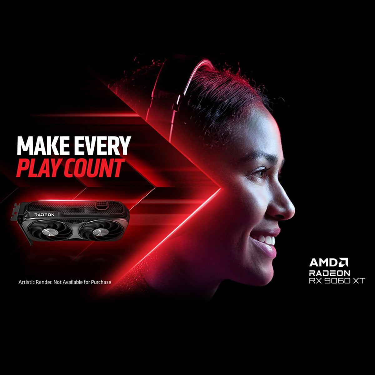 GIGABYTE Radeon RX 9060 XT Gaming OC 16G Graphics Card, PCIe 5.0, 16GB GDDR6, GV-R9060XTGAMING OC-16GD Video C