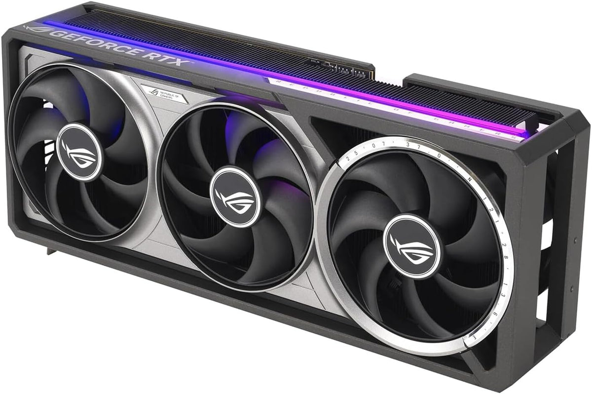 ASUS ROG Astral GeForce RTX 5090 OC Edition Quad Fan Graphics Card, 32GB GDDR7, 3352 AI Tops, 512-bit, DLSS 4, AI Content Creation, Local LLM Inference, DP 2.1b x3, HDMI 2.1b x2, with GPU Holder