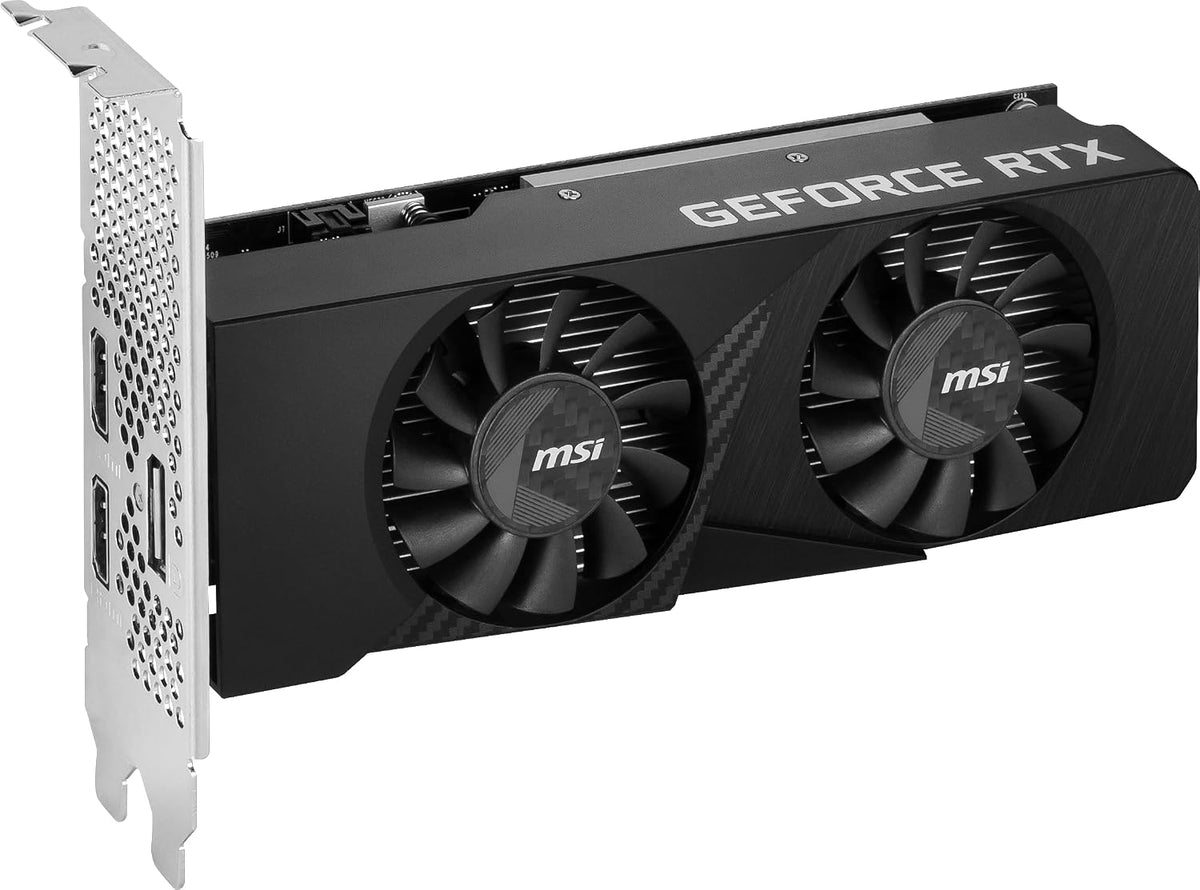msi Gaming RTX 3050 LP 6G OC Graphics Card (NVIDIA RTX 3050, 96-Bit, Boost Clock: 1492 MHz, 6GB GDDR6 14 Gbps, HDMI/DP, Ampere Architecture)