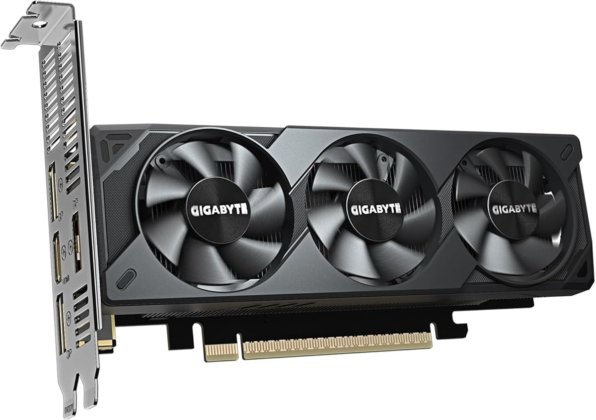 GIGABYTE GeForce RTX 5060 OC Low Profile 8G Graphics Card, by NVIDIA, 8GB 128-bit GDDR7, PCIe 5.0, Supports up