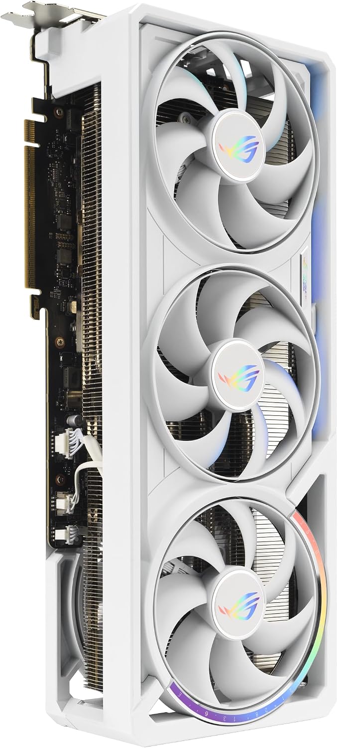 ASUS ROG Astral GeForce RTX 5090 32GB GDDR7 White OC Edition Gaming Quad Fan Graphics Card (NVIDIA DLSS 4, 3.8