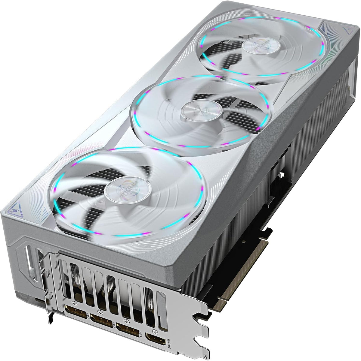 Gigabyte AORUS GeForce RTX 5080 Master ICE 16G Graphics Card - 16GB GDDR7, 256 Bit, PCI-E 5.0, 2805MHz Core Clock, 3 x DP 2.1a, 1 x HDMI 2.1b, NVIDIA DLSS 4, GV-N5080AORUSM ICE-16GD