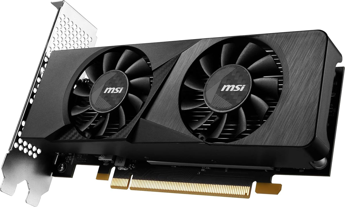 msi Gaming RTX 3050 LP 6G OC Graphics Card (NVIDIA RTX 3050, 96-Bit, Boost Clock: 1492 MHz, 6GB GDDR6 14 Gbps, HDMI/DP, Ampere Architecture)