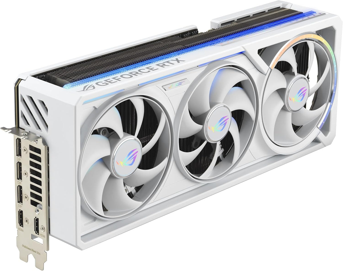 ASUS ROG Astral GeForce RTX 5090 32GB GDDR7 White OC Edition Gaming Quad Fan Graphics Card (NVIDIA DLSS 4, 3.8