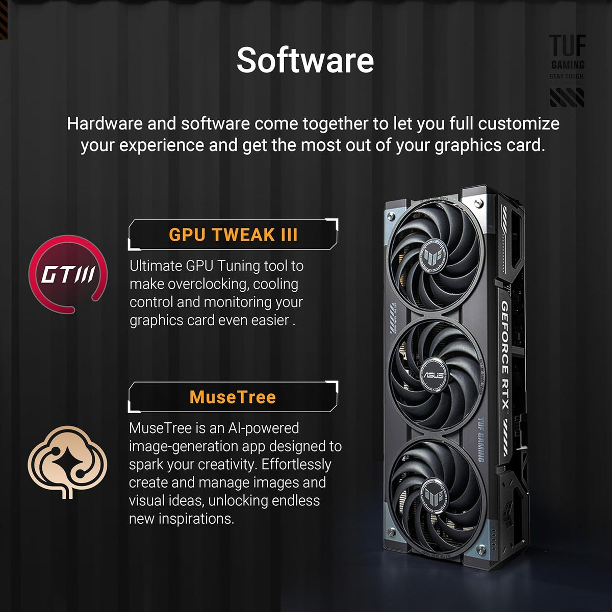 ASUS TUF Gaming GeForce RTX 5070 12GB GDDR7 OC EditionGaming Graphics Card