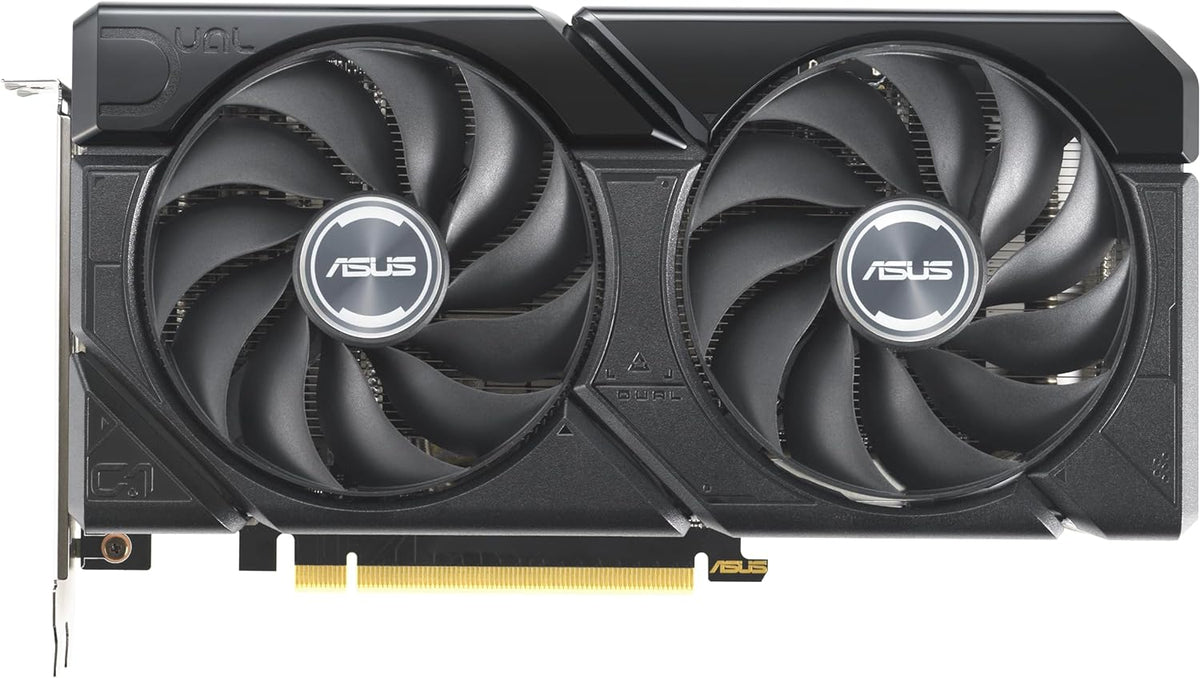 ASUS Dual GeForce RTX 4070 Super EVO OC Edition 12GB GDDR6X (PCIe 4.0, 12GB GDDR6X, DLSS 3, HDMI 2.1a, DisplayPort 1.4a, 2.5-Slot Design, Axial-tech Fan Design, 0dB Technology), 3 Year Warranty