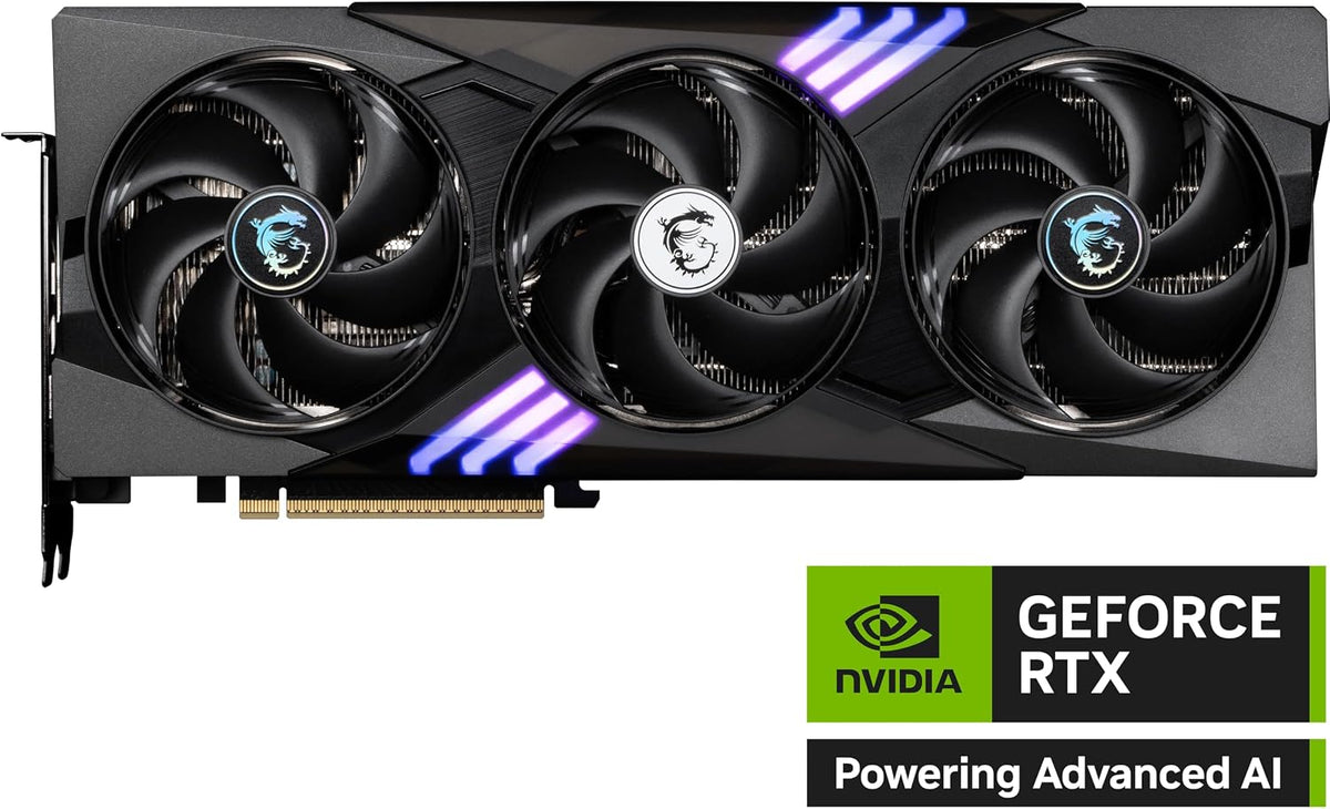 msi RTX 5070 12G Gaming Trio OC Graphics Card (12GB GDDR7, 192-bit, Extreme Performance: 2625 MHz, DisplayPort