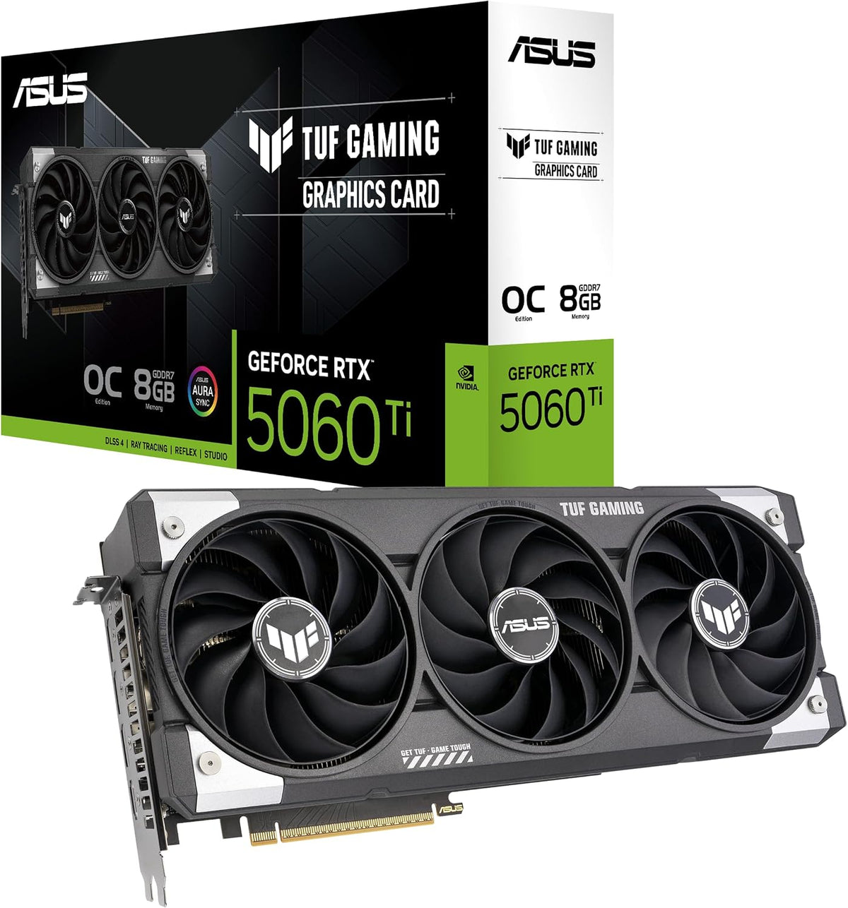 ASUS TUF Gaming GeForce RTX 5060 Ti 8GB GDDR7 OC Edition Graphics Card
