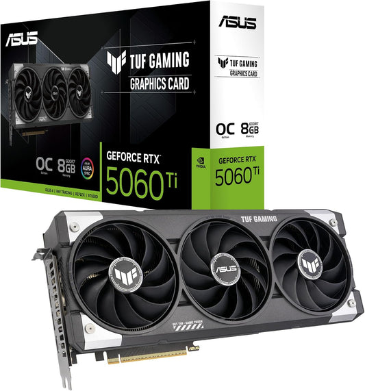 ASUS TUF Gaming GeForce RTX 5060 Ti 8GB GDDR7 OC Edition Graphics Card